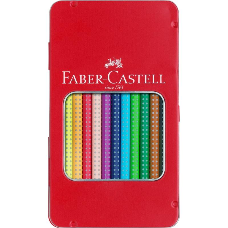 Faber-Castell Colour Grip Farbstifte 12er Blechetui